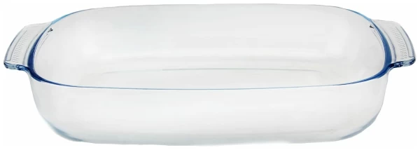 Стеклянная форма для запекания 3,8л 38*25 KL-3212 (1x6)