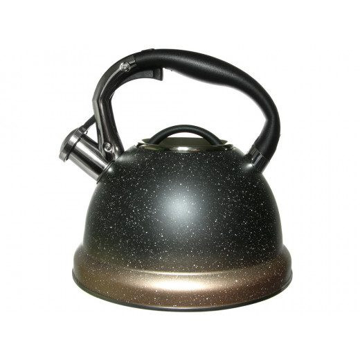 HOFFMANN Чайник со свистком, комбин.черн. ручка, 3,0 л. HM-55178