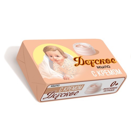 ДЕТСКОЕ мыло с кремом 90 гр. *12*104*