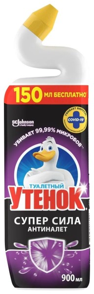 ТУАЛЕТ. УТЕНОК 900мл. Антиналет *6*12