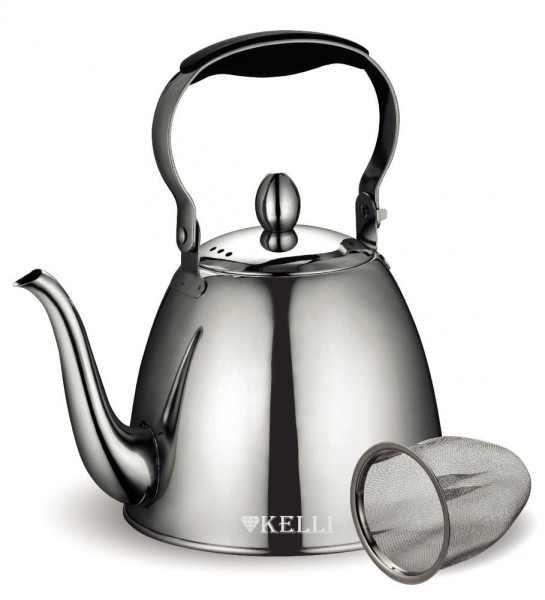Kelli Чайник металлический на газ 1,1л KL-4517