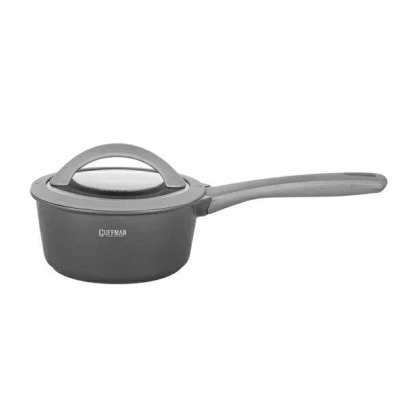 AB-05316RS Ковш Stellar со стеклянной крышкой, диаметр 16см, 1,3л