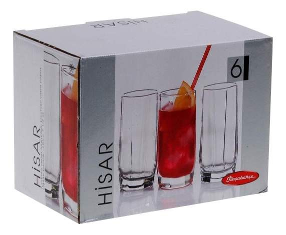 Pasabahce Набор стаканов HISAR 6 шт. 225 мл (вода) 42858B