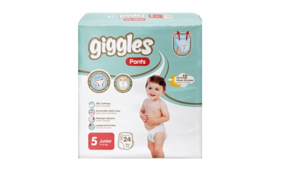 GIGGLES Подгузники-трусики Junior 11-25 кг. 24 шт БХ05158А
