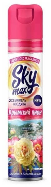 SKY MAX Освежитель воздуха Крымский Пион 300мл