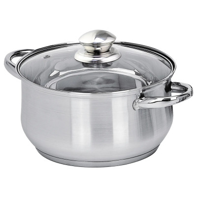 Кастрюля нерж Greta 6,0л ТМ Appetite GS02603
