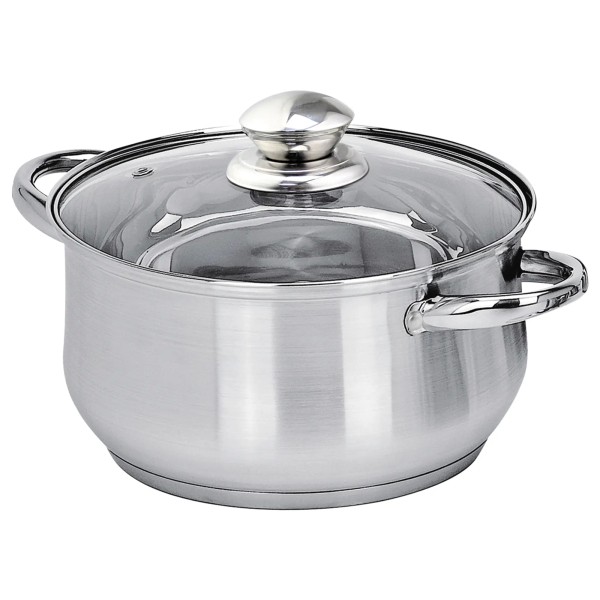 Кастрюля нерж Greta 6,0л ТМ Appetite GS02603
