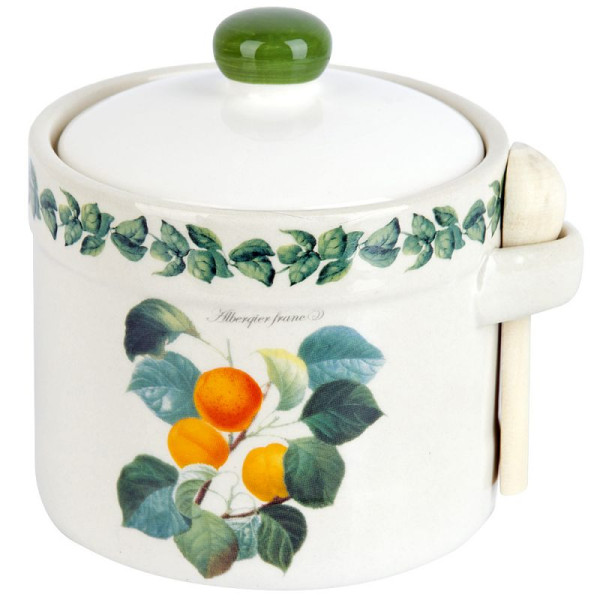 Dolomite Банка для сыпучих продуктов + ложка "Fruit Garden" 11,5х9,5х11,5см v=450мл L2521145