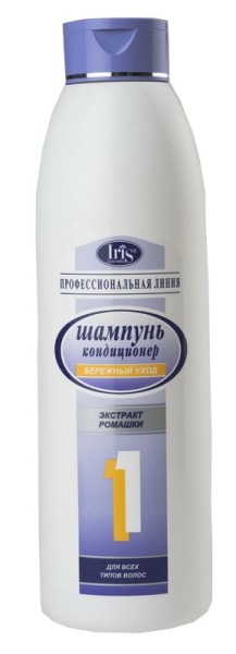 Iris Профи Шампунь №1 Бережный уход с экст-ом Ромашки для всех типов волос 1л