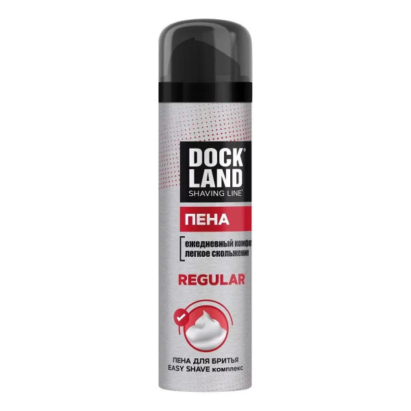 DOCKLAND пена для бритья REGULAR 200мл. *2/12