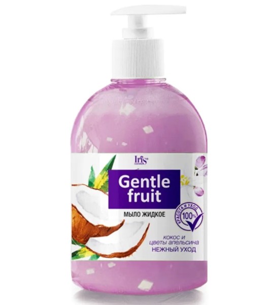 Iris Gentle Fruit Мыло жидкое "Кокос и цветы Апельсина", 500мл шт