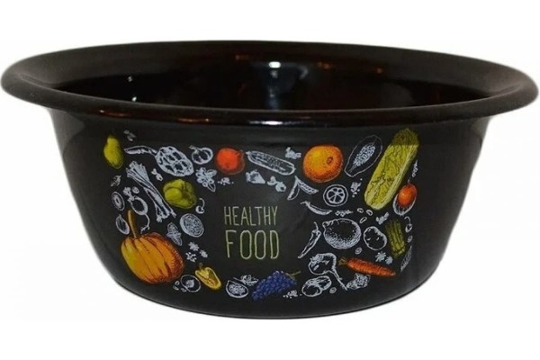 Appetite Миска эмал Healthy food 0,8л 1с5с-Healthy food