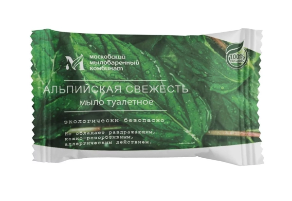 Мыло туалетное Ординарное Альпийская свежесть 100г