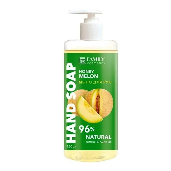 Family cosmetics Fresh Flesh Мыло для рук МЕДОВАЯ ДЫНЯ, 520мл FRESH-02 БХ14496БК