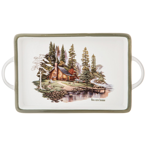 Lefard БЛЮДО С РУЧКАМИ "FAMILY HOUSE" ПРЯМОУГ. 35,5*20*4 СМ 263-1317