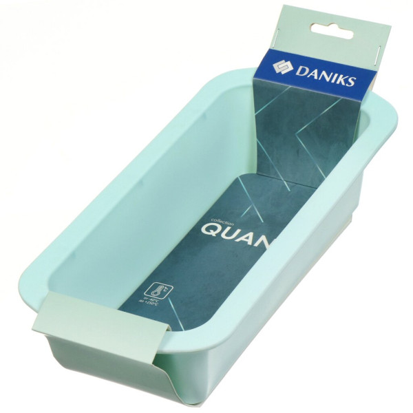 Daniks Форма для запекания силикон, 13.5х27х6 см, прямоуг, Квантум Y4-5170
