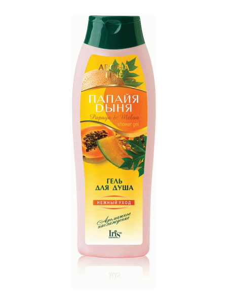 Iris Aroma Line Гель д /душа Папайя и дыня 400 мл