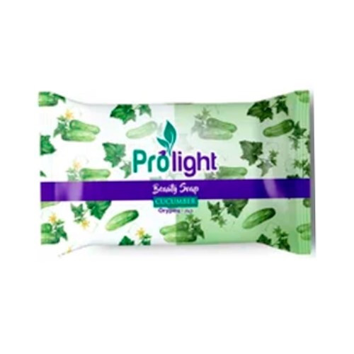 PROLIGHT Мыло туалетное Огурец, 115 гр. (флоу-пак)