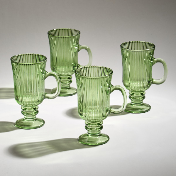НАБОР КРУЖЕК "SIMPLICITY" GREEN 4 ШТ 245 МЛ / 14 СМ 675-105