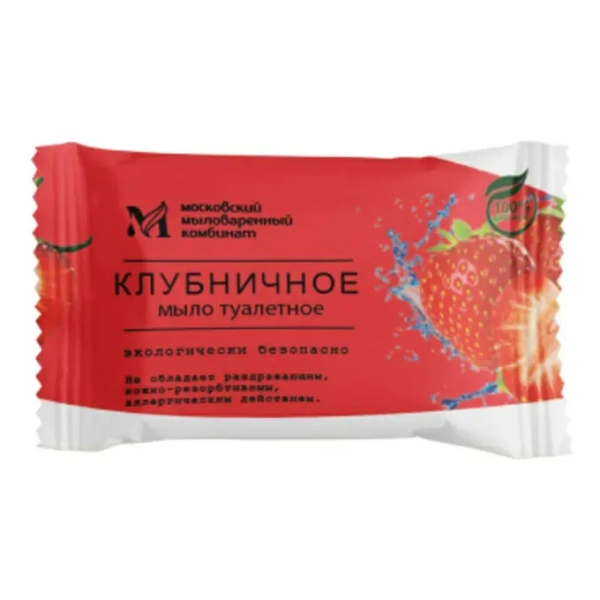 Мыло туалетное Ординарное Клубничное 100гр