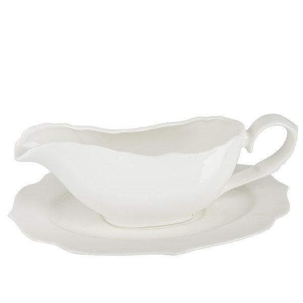 Nouvelle Соусник на подставке "Belle" 22,5*15,5*8,5см. v=330мл (фарфор) 850089