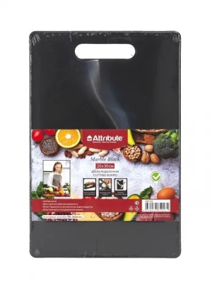 Доска разделочная MARBLE Black 30х20см