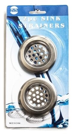 FLATEL Ситечко в раковину металл 2 шт (6см) MC-6