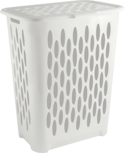 Корзина для белья Keeplex Light с откидной крышкой 37л 42,2х29х51,5см белое облако KL180111048
