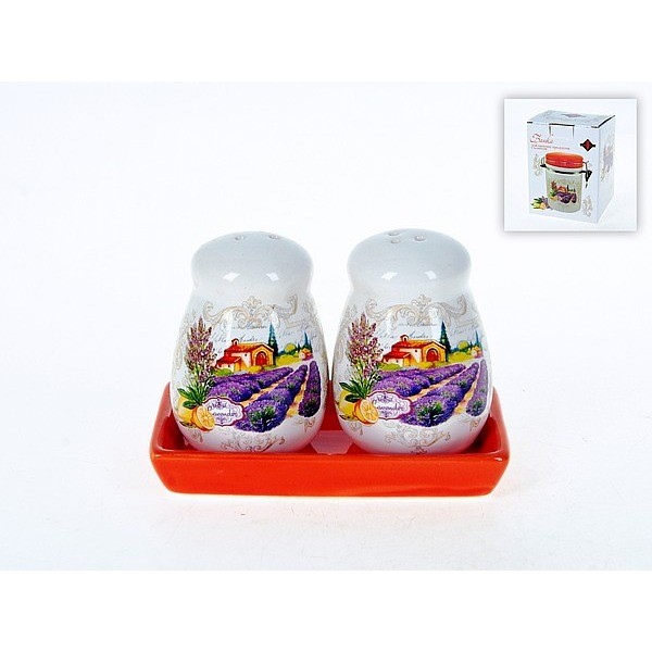 Polystar Collection Набор для специй 2пр. "Прованс" 12*6,5*8,5см. (на керамической подставке) L2430739