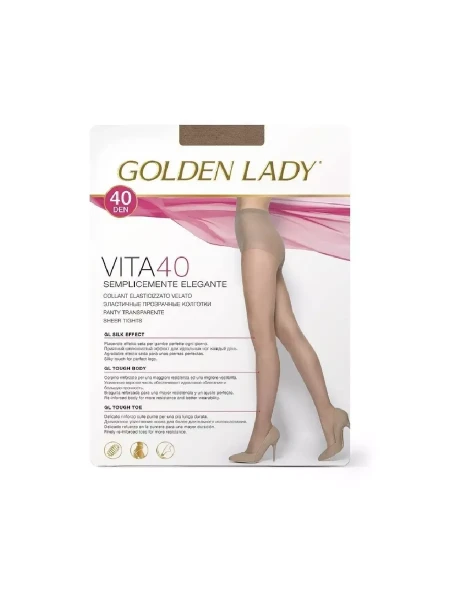 Golden Lady Колготки ЛЕДИ VITA 40den nero 3M БХ46820ЭБХ