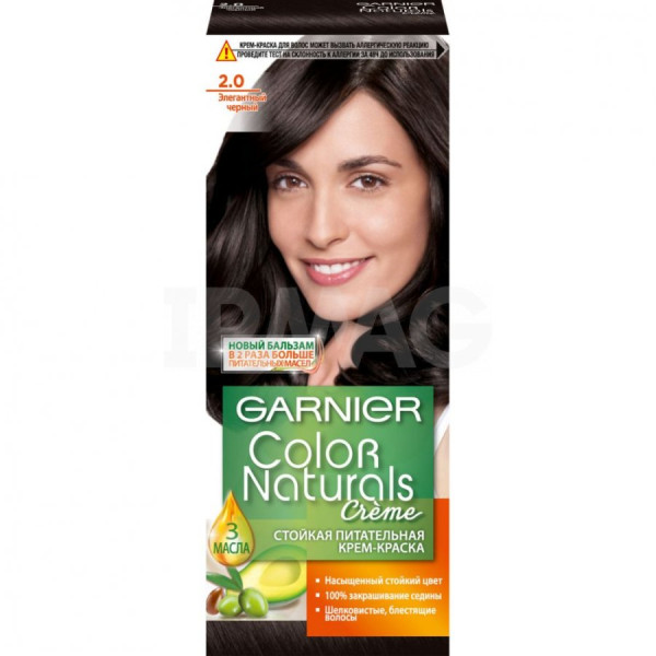 Garnier Color Naturals Крем-краска для волос 110 мл - 2.0 Элегант. черный *3*12