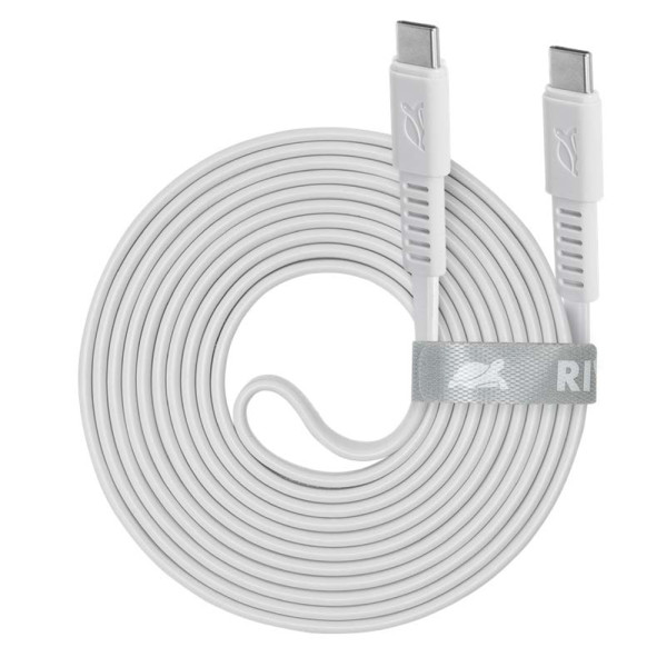 Кабель Type-C / Type-C, 1,2м белый R-PS6005 WT12 Кабель Type-C, RIVACASE
