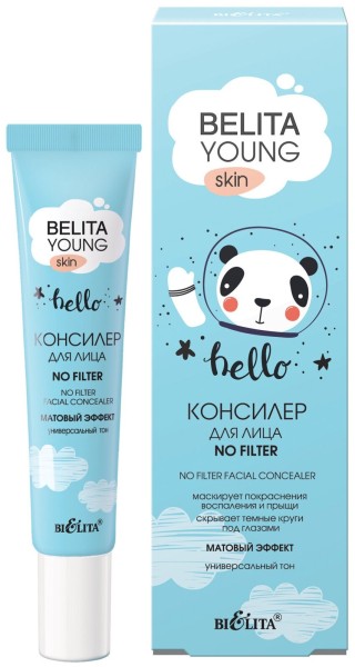 БЕЛИТА YOUNG SKIN Консилер для лица «NO FILTER» 20 мл/18шт