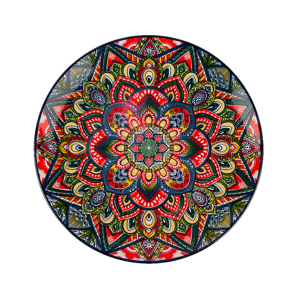 Тарелка "Arabesque" (синий) d=21,5см 0860220