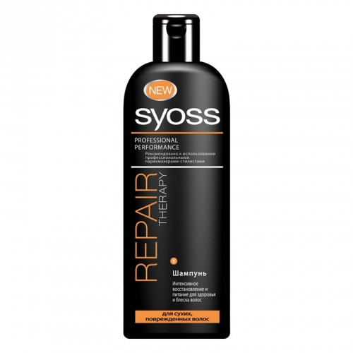 SYOSS Шампунь REPAIR TERAPY д/cух. повр, 500 мл *3*6*12 БХ4638/БХ4025017