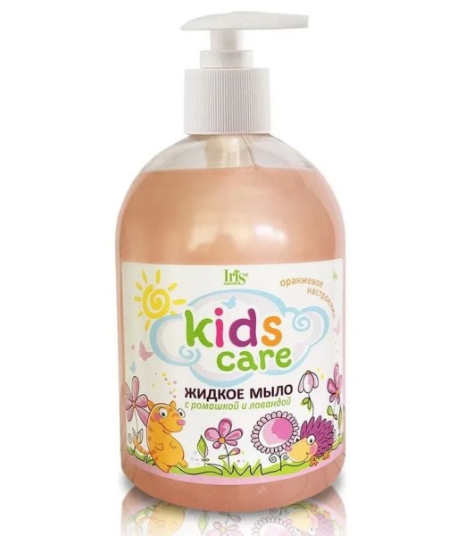 Iris Kids Care Детское жидкое мыло с РОМАШКОЙ и ЛАВАНДОЙ 500мл