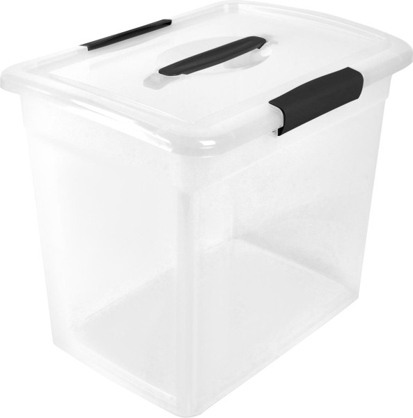 Keeplex Ящик для хранения Vision с защелками и ручкой 20л 37х27,4х31,3см прозрачный KL252611999