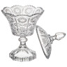 КОНФЕТНИЦА НА НОЖКЕ "MUZA CRYSTAL" 12*12*20 СМ. (КОР=24ШТ.)