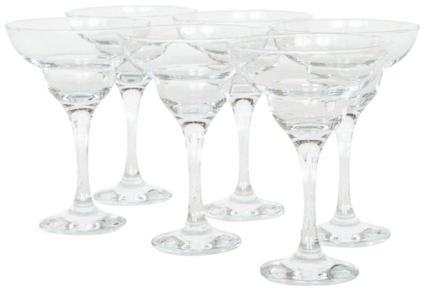 Набор бокалов BISTRO 6 шт.V=250 мл (маргарита) 44787B