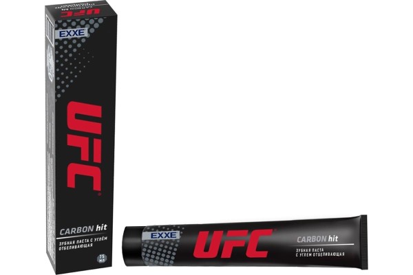 UFC Зубная паста с углём Отбеливающая, 75мл БХ4024243