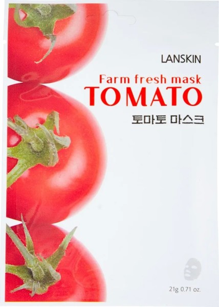 LanSkin Маска тканевая с томатом 21г *5*10