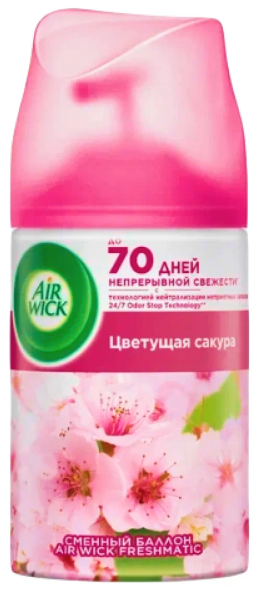 АИРВИК СМЕННЫЙ аэрозоль Цветущая вишня *3*6