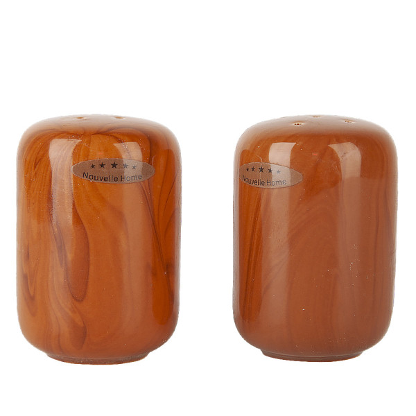 Nouvelle Набор для специй солонка/ перечница "Wooden Grain" 4,8х7см (фарфор) 1730314