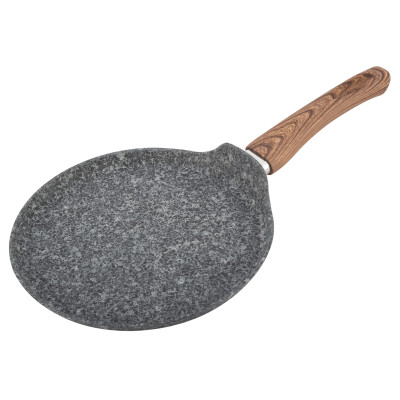 Kamille Сковорода блинная 28см.с антипригарным покрытием Grey marble из алюминия KM 4172
