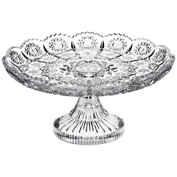 КОНФЕТНИЦА НА НОЖКЕ "MUZA CRYSTAL" 18*18*9,5 СМ. 695-010