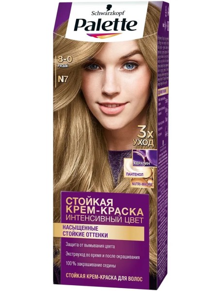 Palette Крем-краска для волос 110 мл - N7 Русый