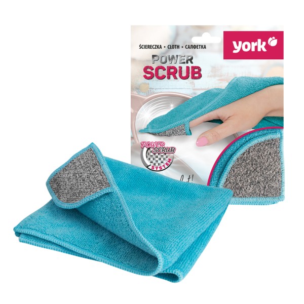YORK Салфетка из микрофибры ПауэрСкраб (35х35 см) 026270Y