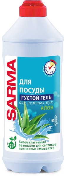 НЕВСКАЯ К-КА Сарма Гель д/Посуды АЛОЭ 500мл БХ4030841