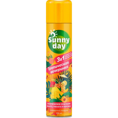 Sunny Day Освежитель воздуха Тропическая вечеринка 300мл