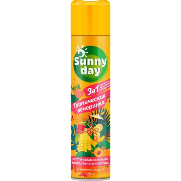 Sunny Day Освежитель воздуха Тропическая вечеринка 300мл